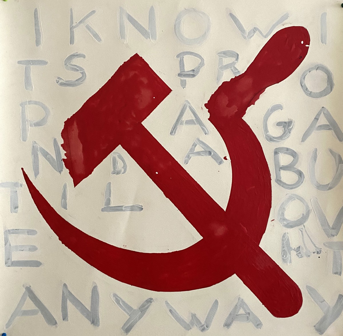 Ania Soliman - Untitled (I Know It’s Propaganda but I Love It Anyway: Red)